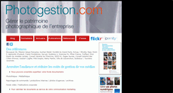 Desktop Screenshot of photogestion.com
