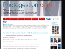 Tablet Screenshot of photogestion.com
